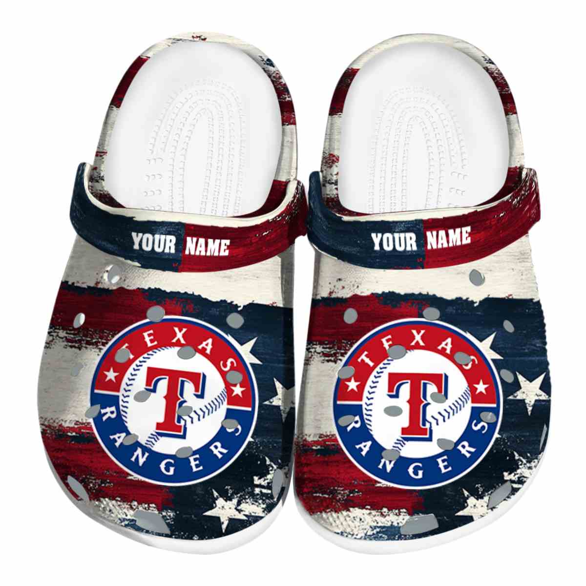 Texas Rangers MLB Sport Crocs Crocband Clogs Shoes Comfortable For Men Women and Kids
