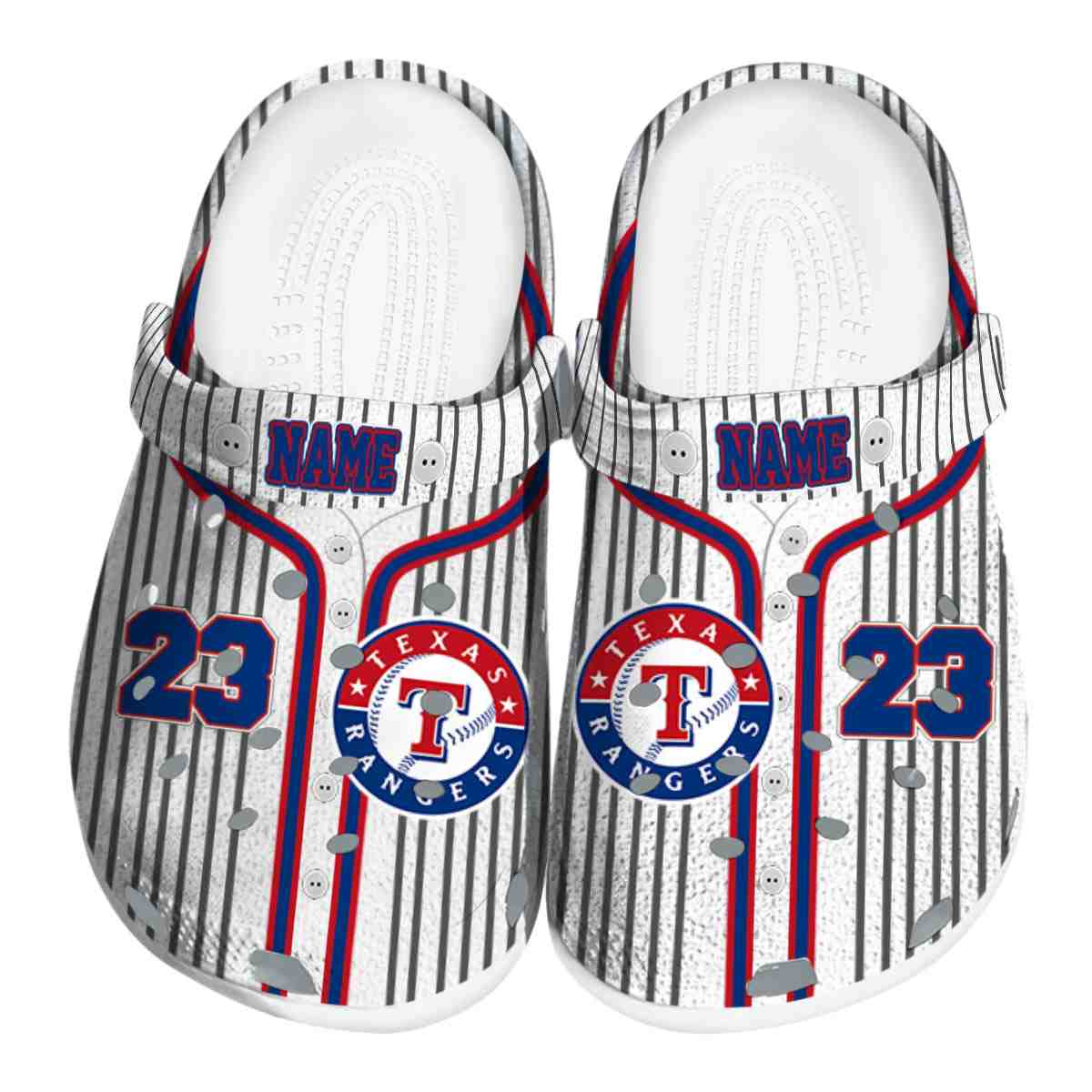 Texas Rangers MLB Sport Crocs Crocband Clogs Shoes Comfortable For Men Women and Kids