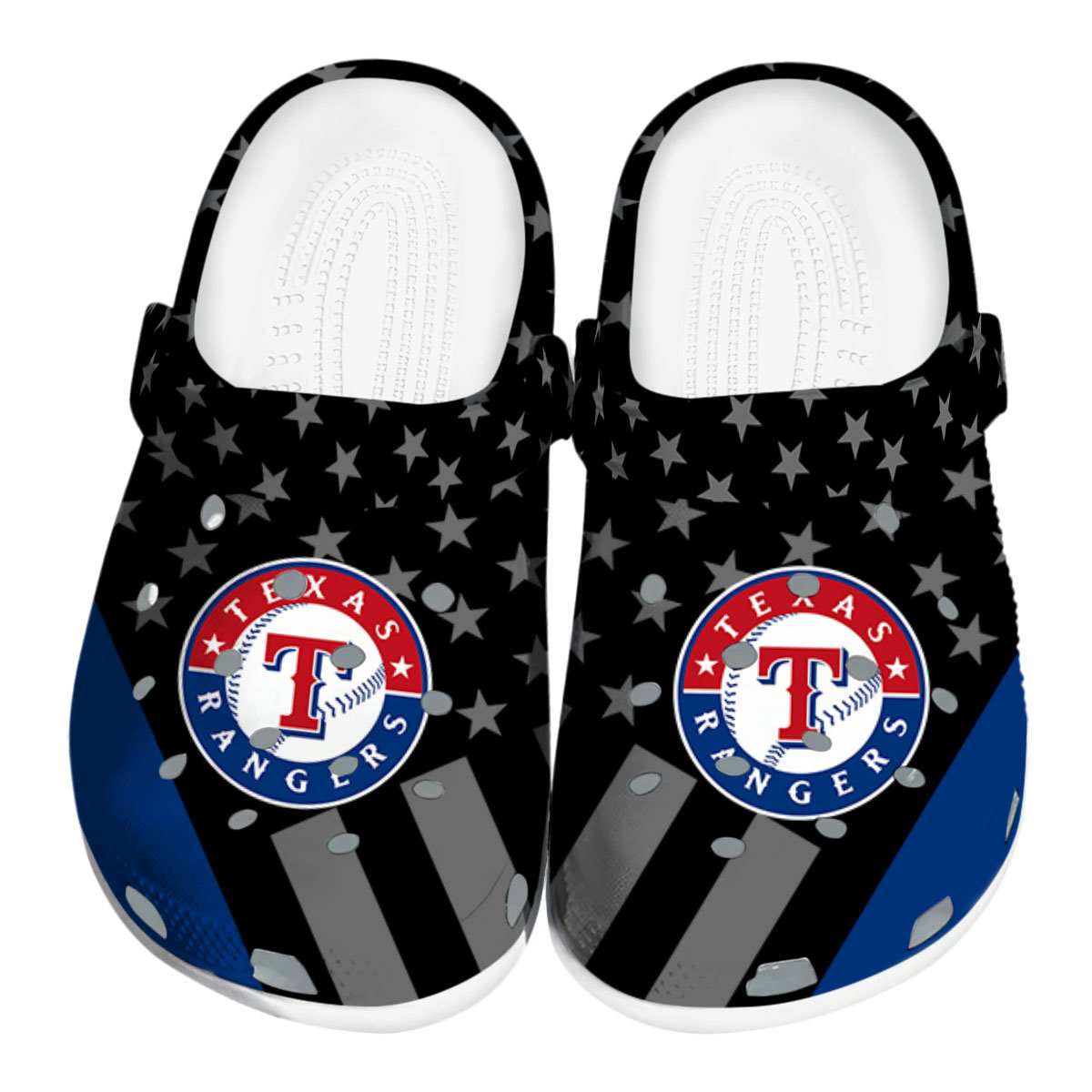 Texas Rangers MLB Sport Crocs Crocband Clogs Shoes Comfortable For Men Women and Kids