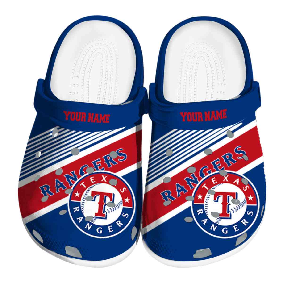 Texas Rangers MLB Sport Crocs Crocband Clogs Shoes Comfortable For Men Women and Kids
