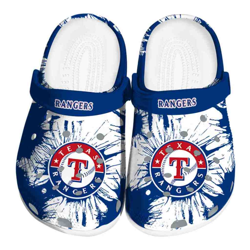 Texas Rangers Splatter Graphics ClogTVC180156