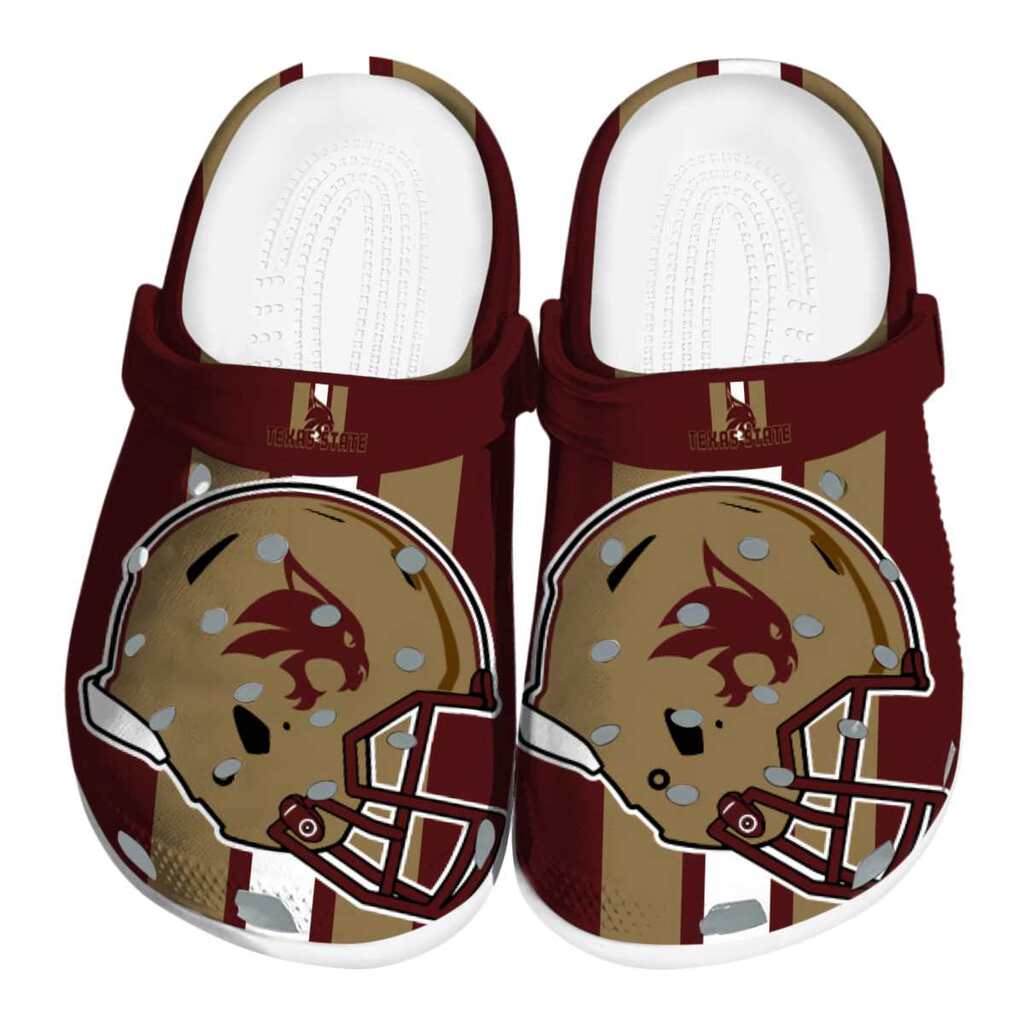 Texas State Bobcats Helmet Stripes ClogTVC1801795