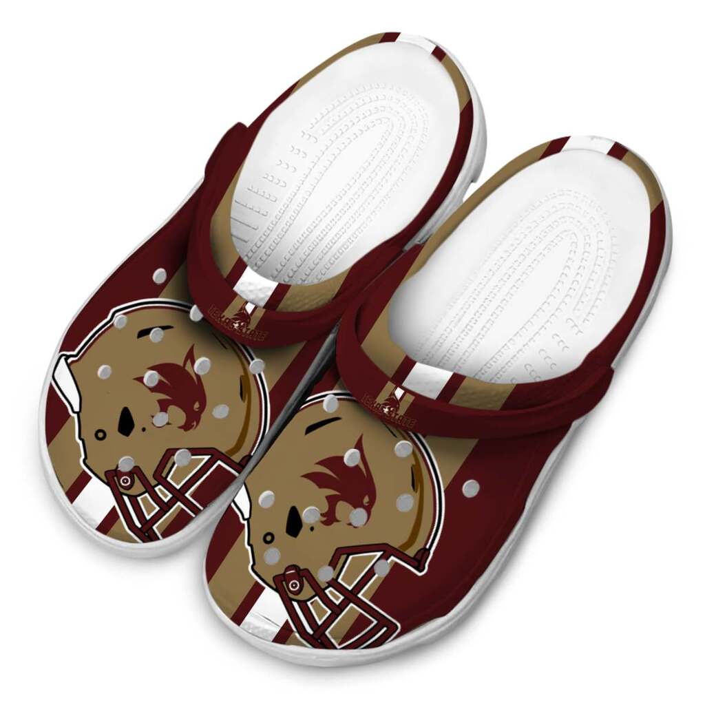 Texas State Bobcats Helmet Stripes ClogTVC1801795 - Image 4