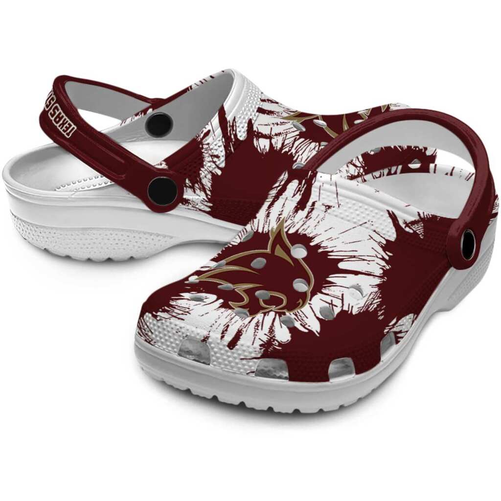 Texas State Bobcats Splatter Graphics ClogTVC1801713 - Image 3
