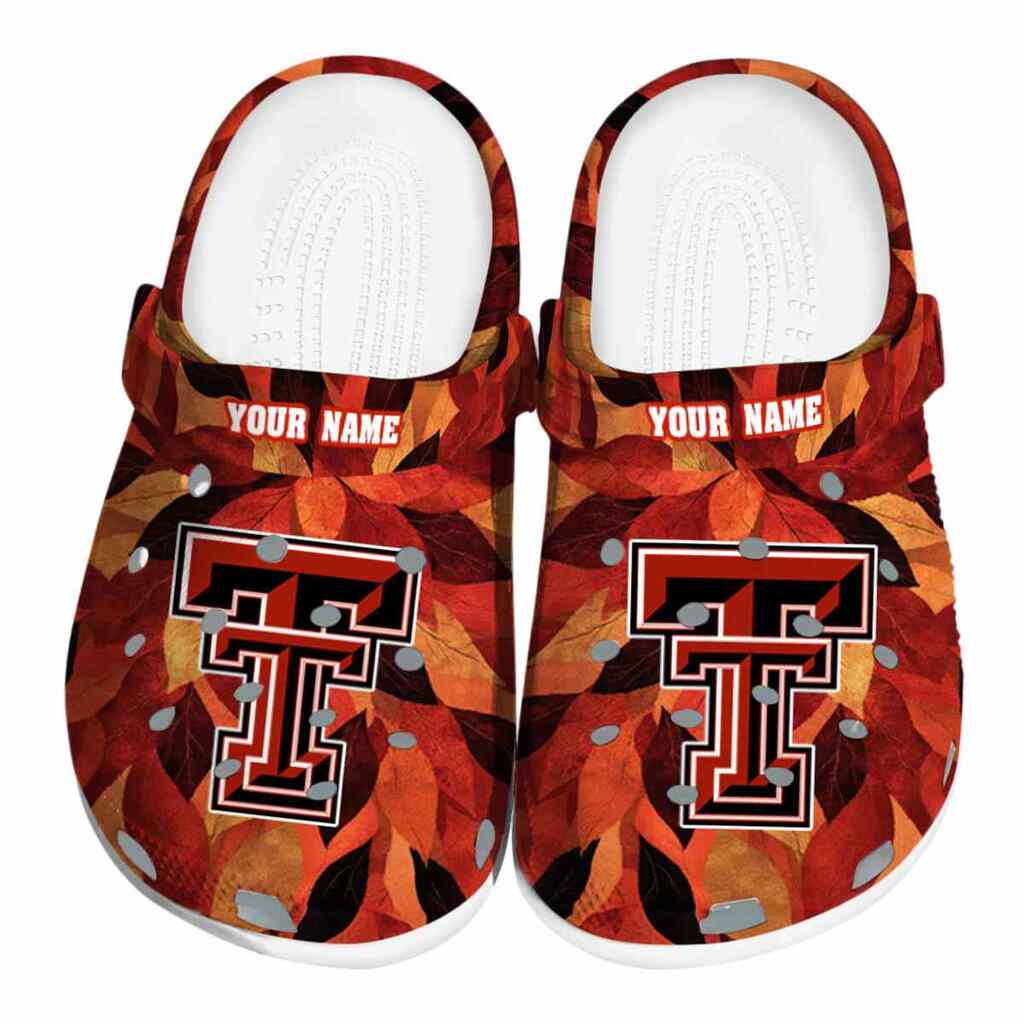 Texas Tech Red Raiders Autumn Leaves ClogTVC1801929