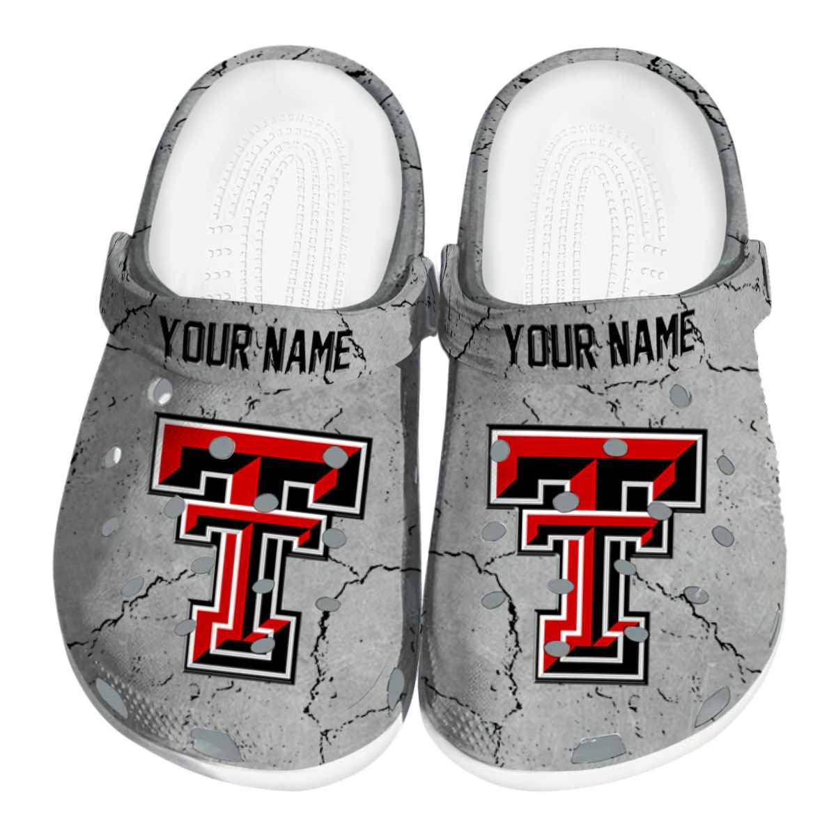 Texas Tech Red Raiders NCAA Sport Crocs Crocband Clogs Shoes Comfortable For Men Women and Kids