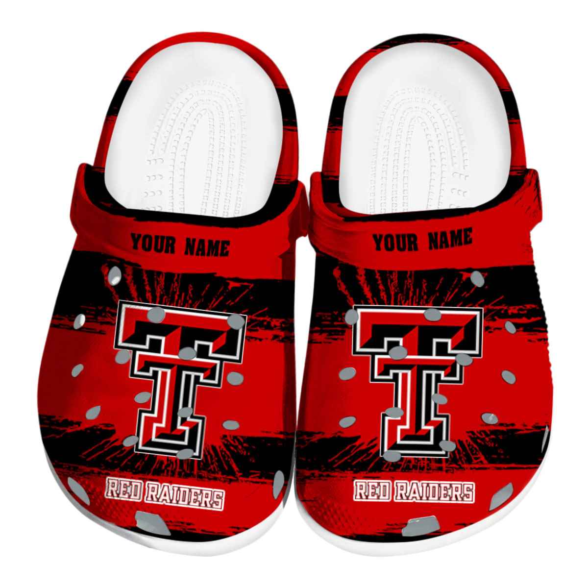 Texas Tech Red Raiders NCAA Sport Crocs Crocband Clogs Shoes Comfortable For Men Women and Kids