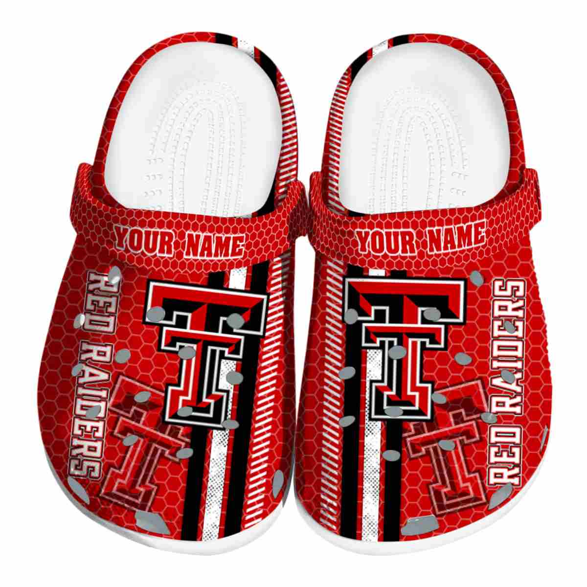 Texas Tech Red Raiders NCAA Sport Crocs Crocband Clogs Shoes Comfortable For Men Women and Kids