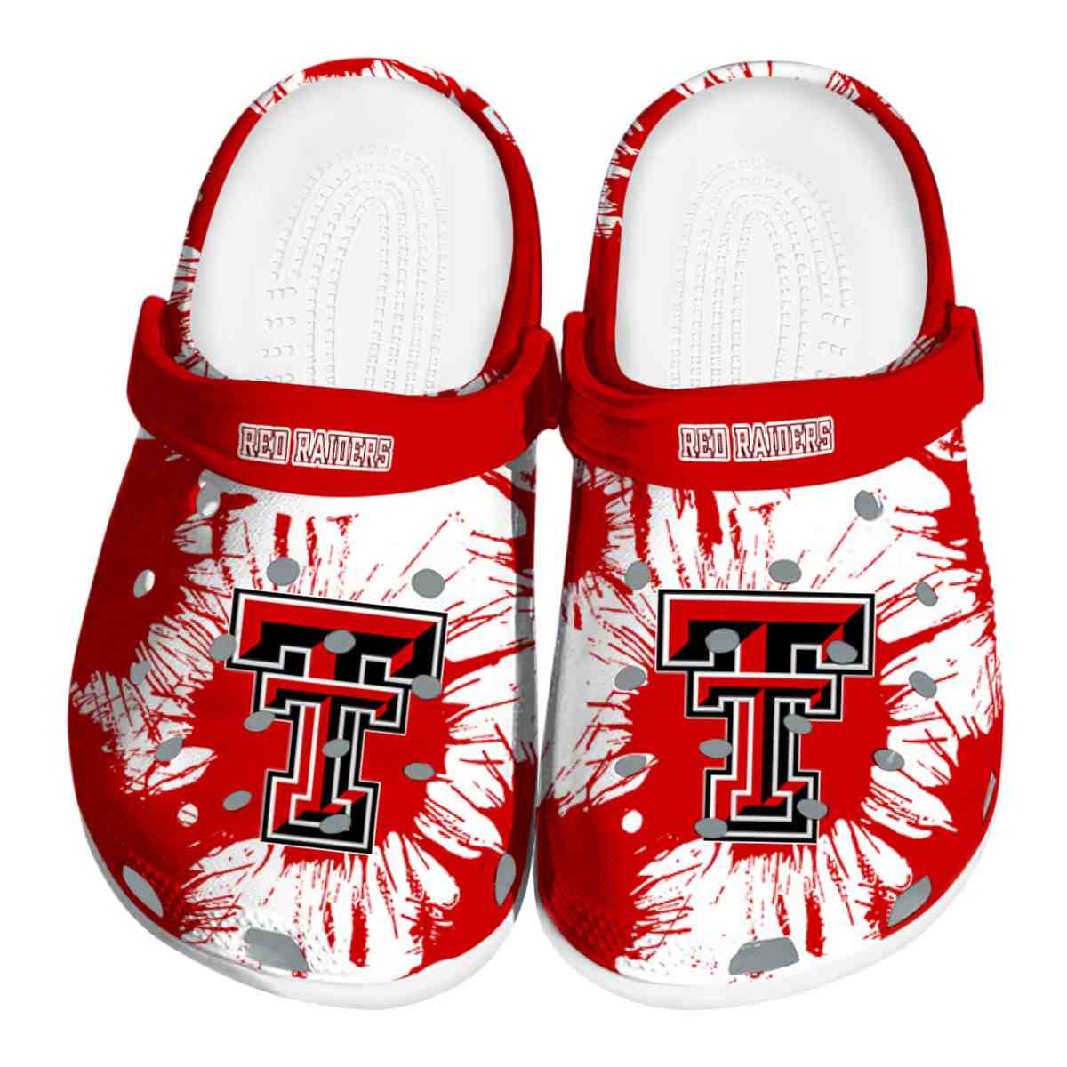 Texas Tech Red Raiders NCAA Sport Crocs Crocband Clogs Shoes Comfortable For Men Women and Kids
