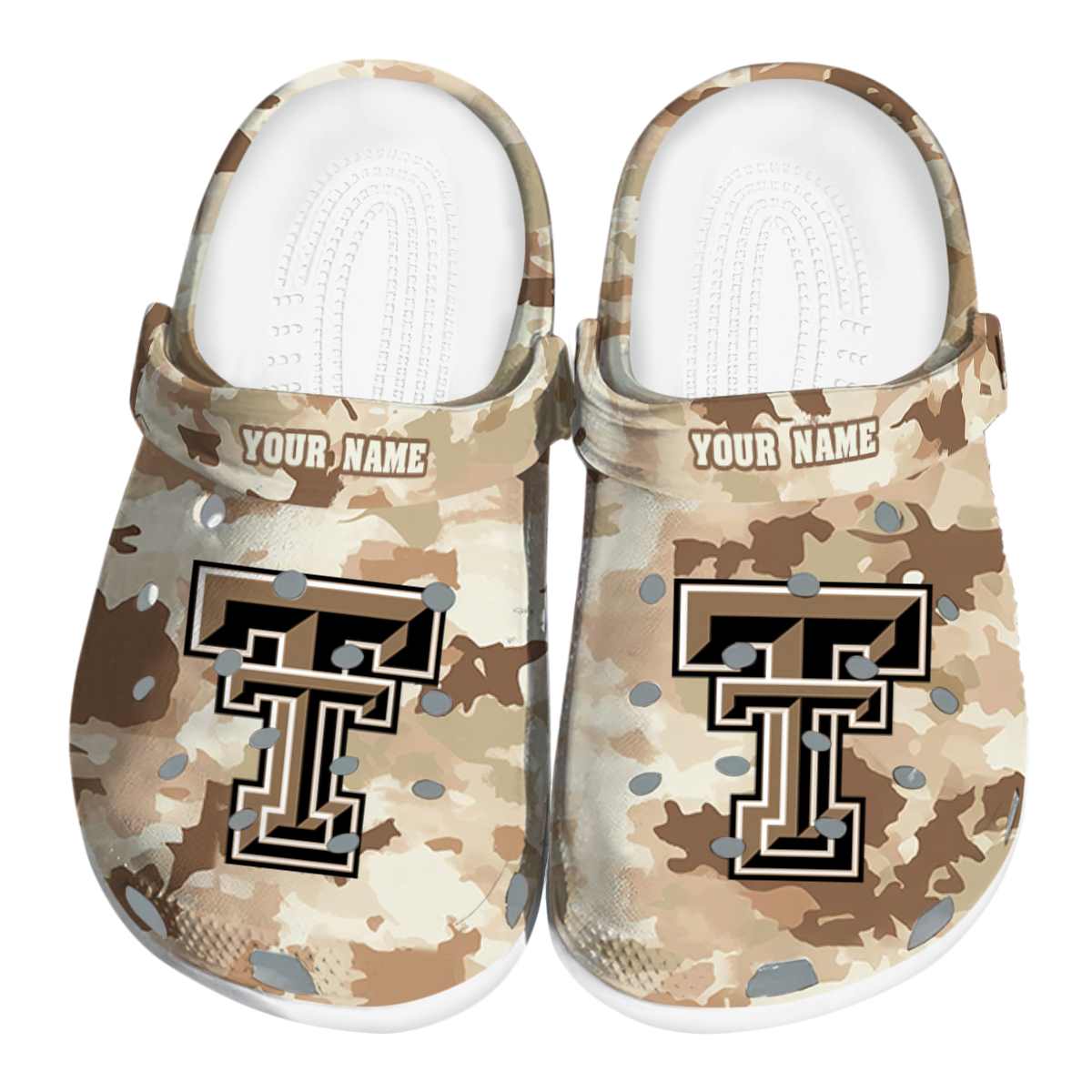 Texas Tech Red Raiders NCAA Sport Crocs Crocband Clogs Shoes Comfortable For Men Women and Kids