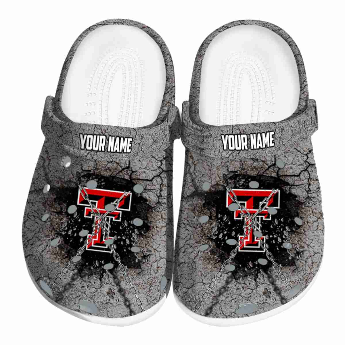 Texas Tech Red Raiders NCAA Sport Crocs Crocband Clogs Shoes Comfortable For Men Women and Kids