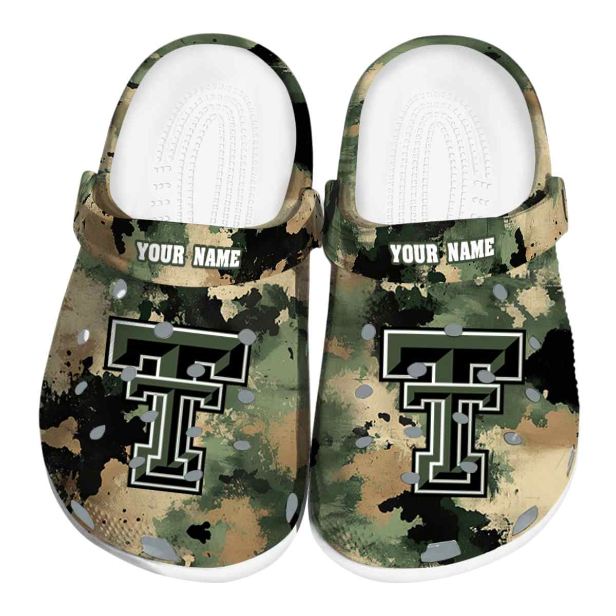 Texas Tech Red Raiders NCAA Sport Crocs Crocband Clogs Shoes Comfortable For Men Women and Kids