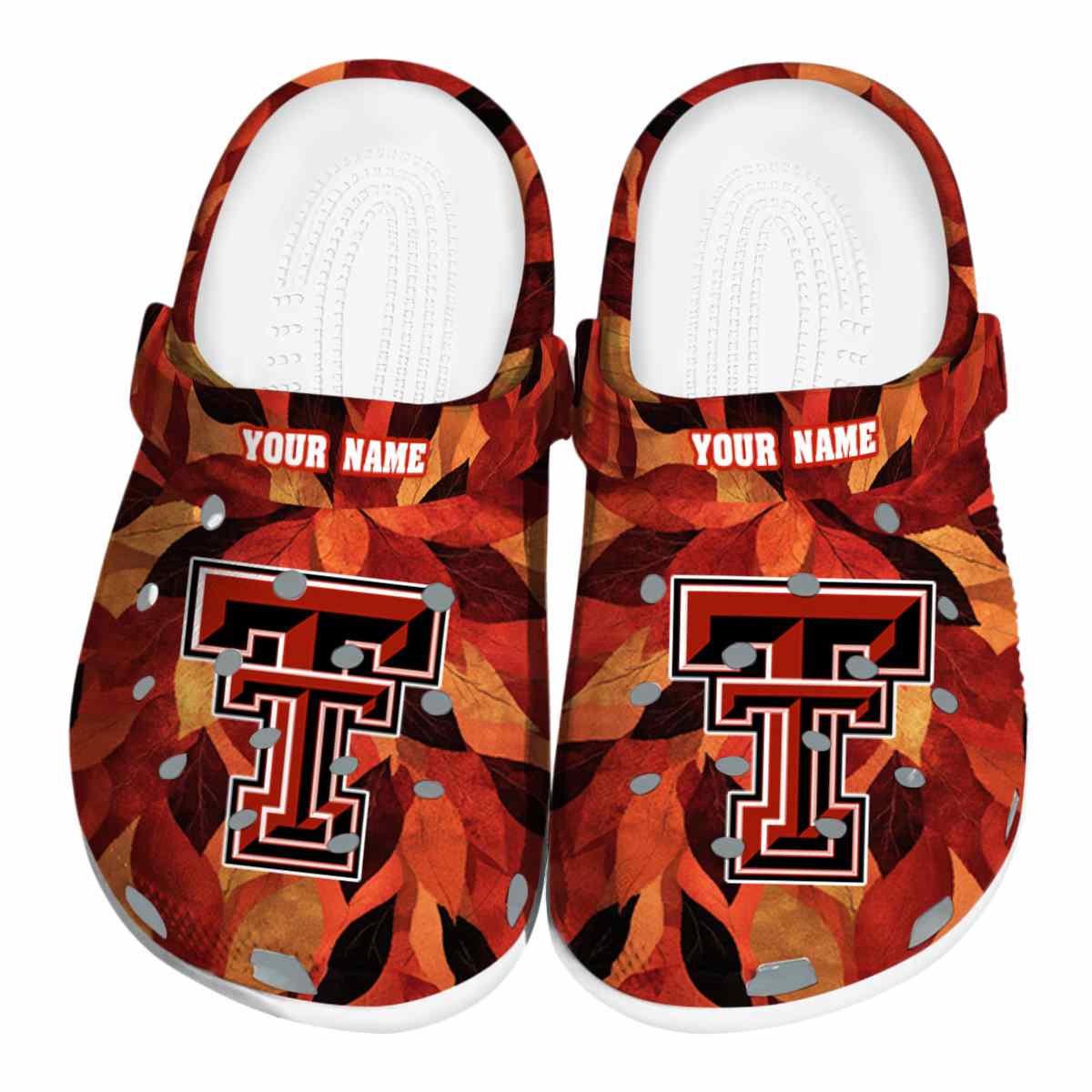 Texas Tech Red Raiders NCAA Sport Crocs Crocband Clogs Shoes Comfortable For Men Women and Kids
