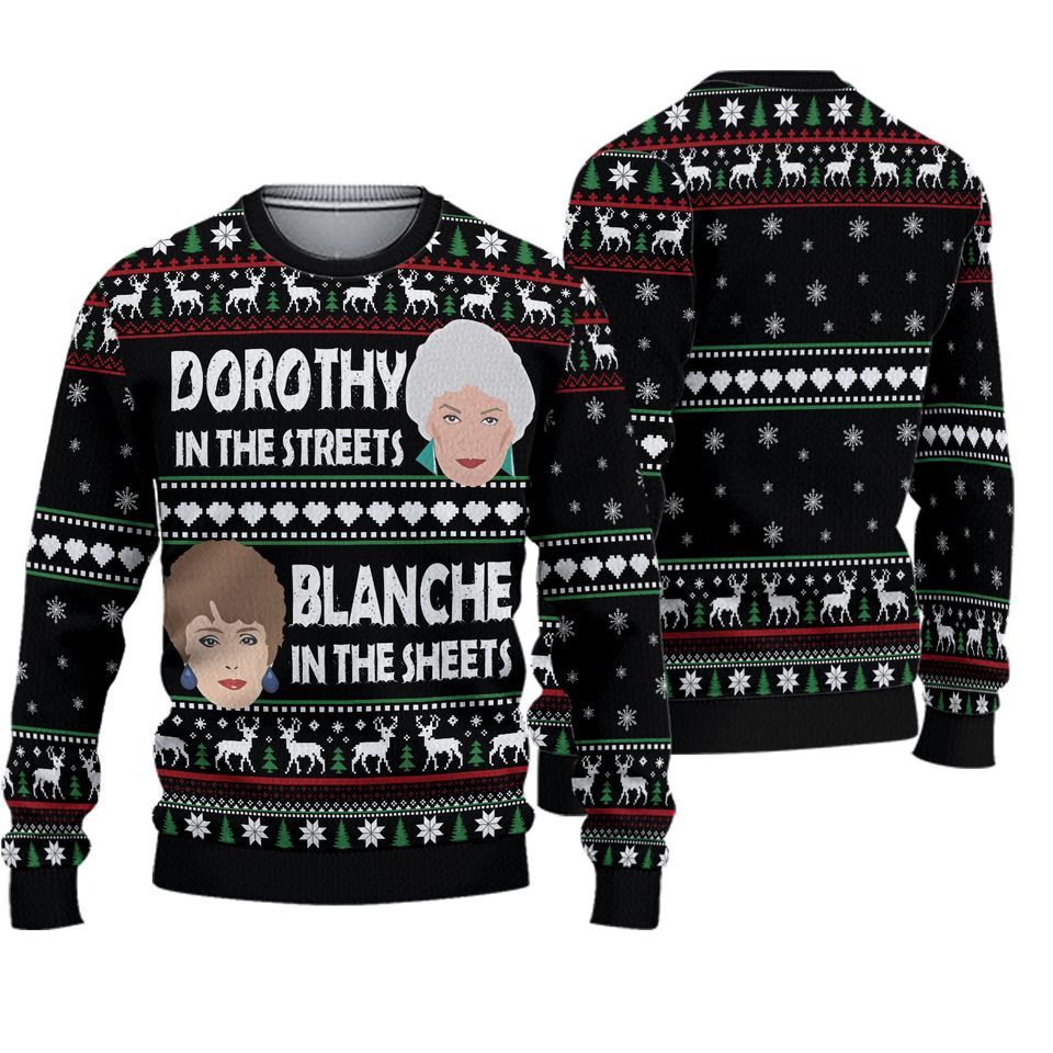 Thank You For Being Friend Stay Golden Ugly Christmas Sweater