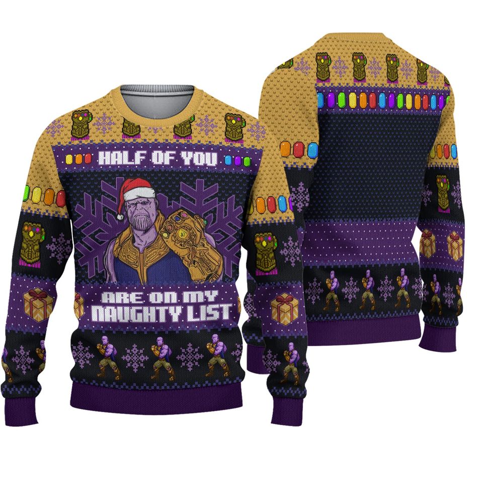 Thanos Christmas Ugly Sweater