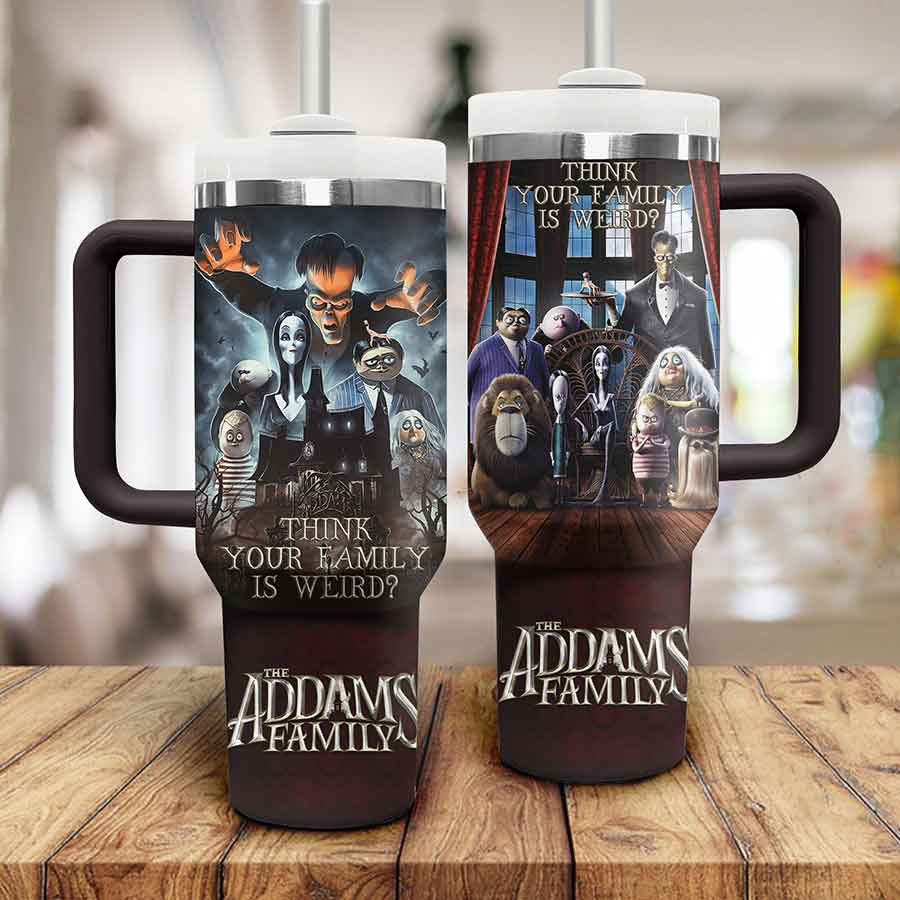 The Addams Family Movies Custom Stanley Cup 40 oz 30 oz Tumbler With HandleTVC2301328 - Image 2