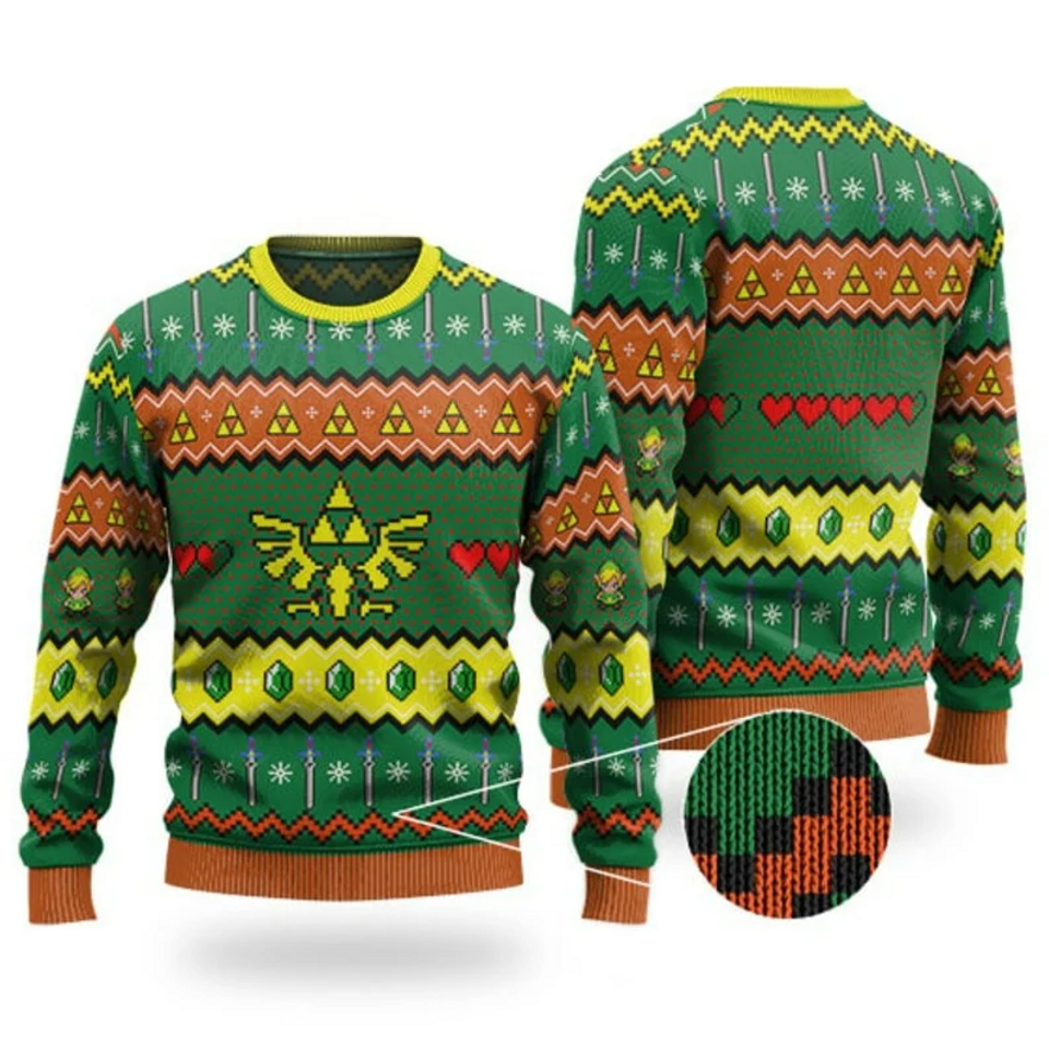 The Adventure Game Christmas Ugly Sweater, Legend Of Zelda