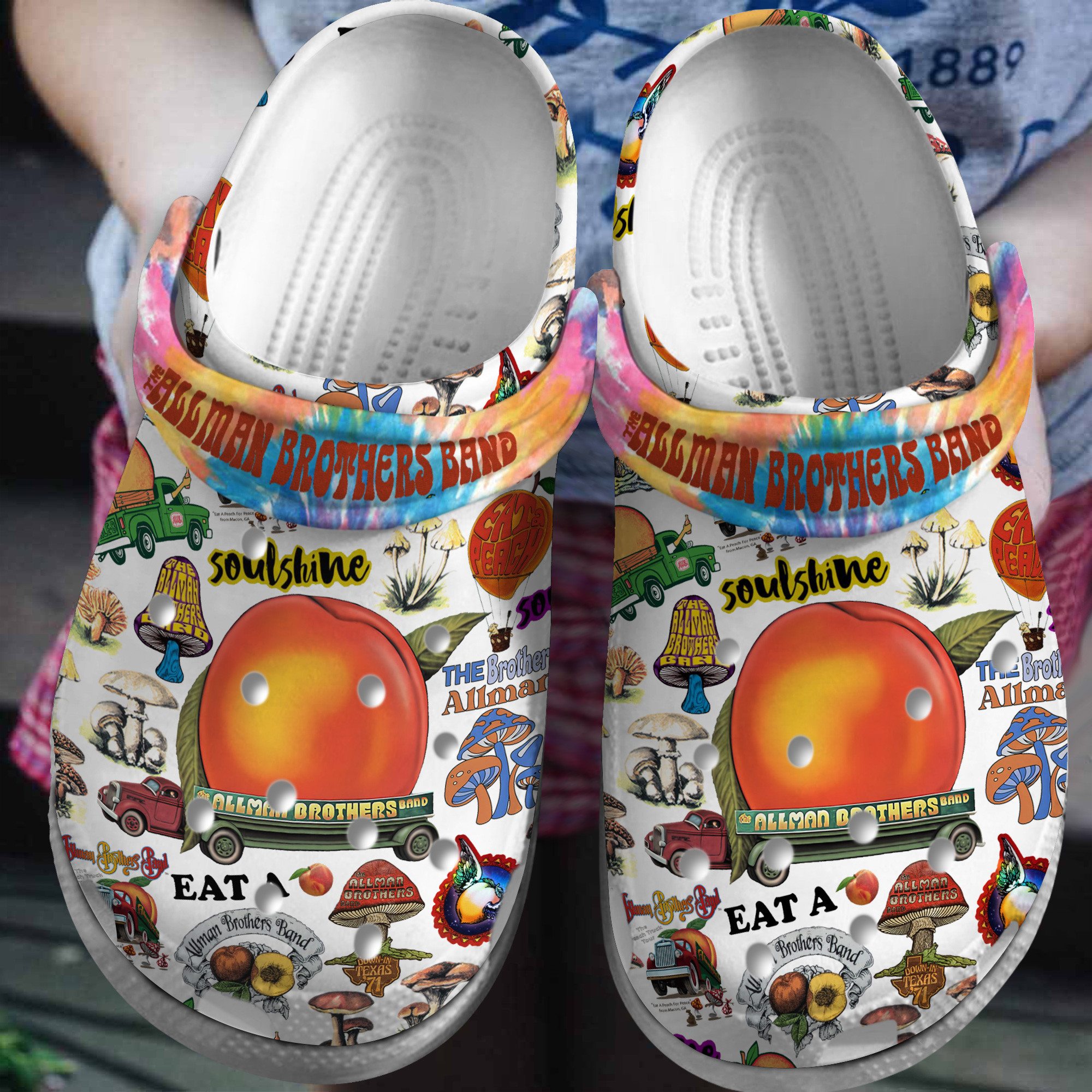 The Allman Brothers Band Music Crocs Crocband Clogs Shoes Comfortable For Men Women and Kids