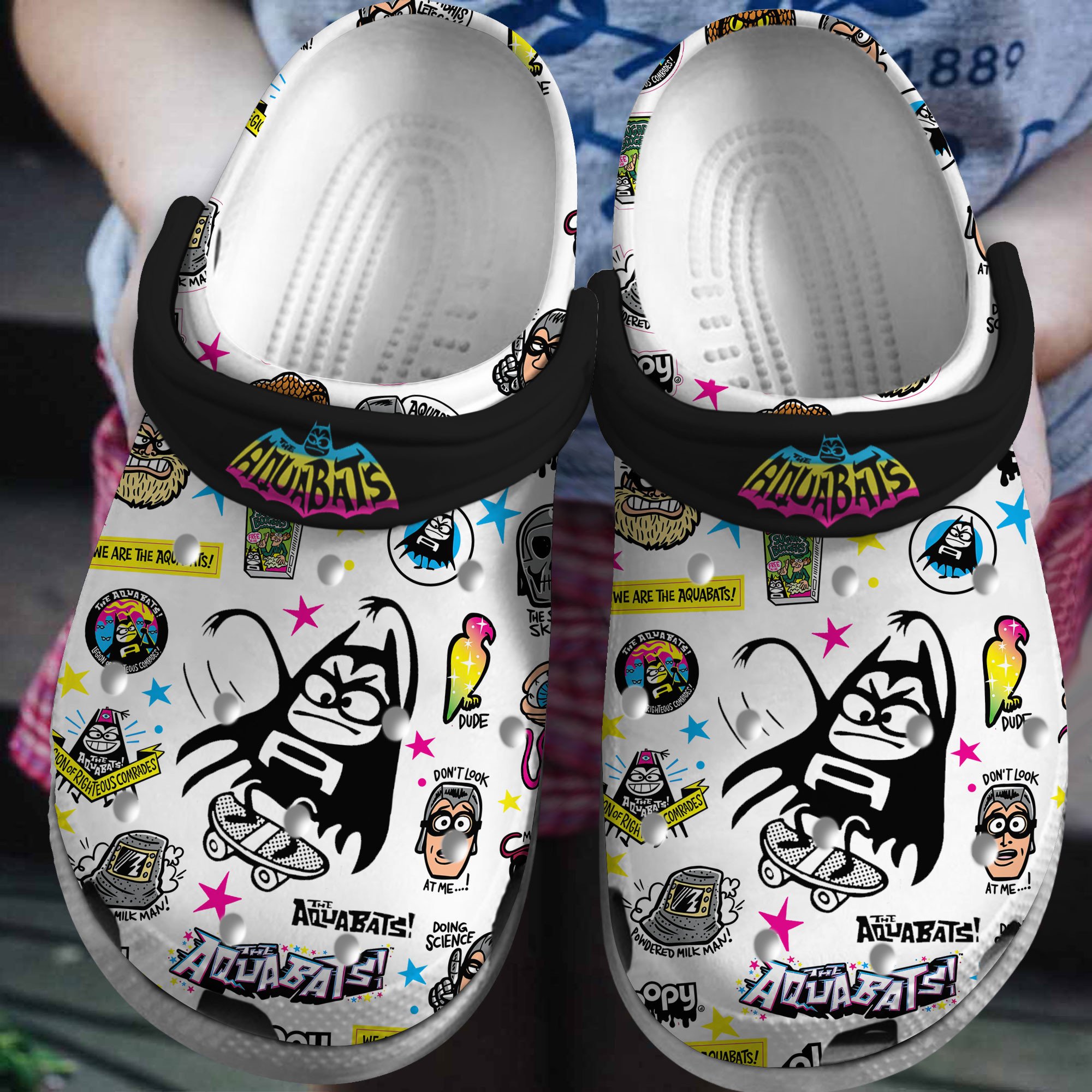 The Aquabats Music Crocs Crocband Clogs Shoes Comfortable For Men Women and Kids