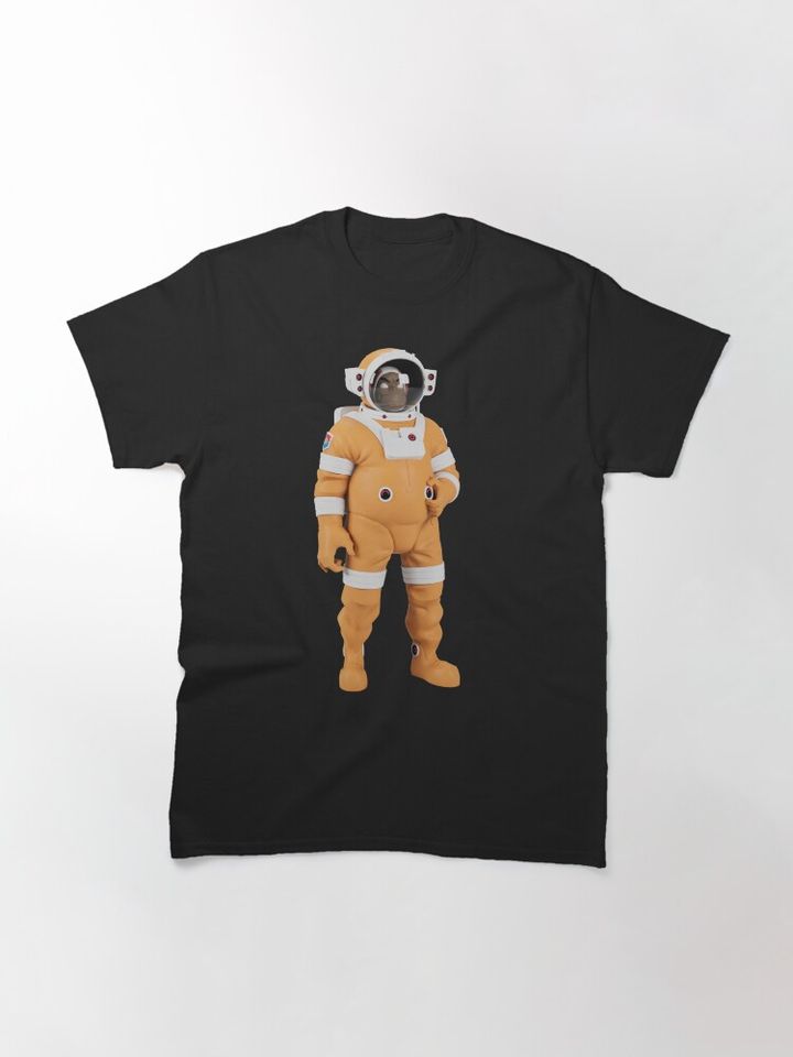 the astronaut orange Classic T-Shirt - Image 2