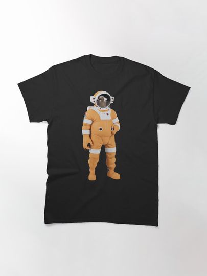 the astronaut orange Classic T-Shirt - Image 9