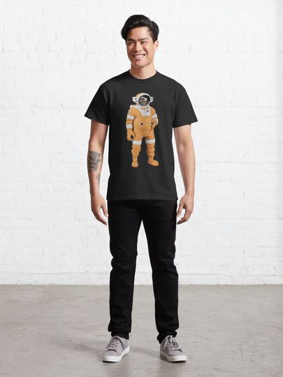 the astronaut orange Classic T-Shirt - Image 11