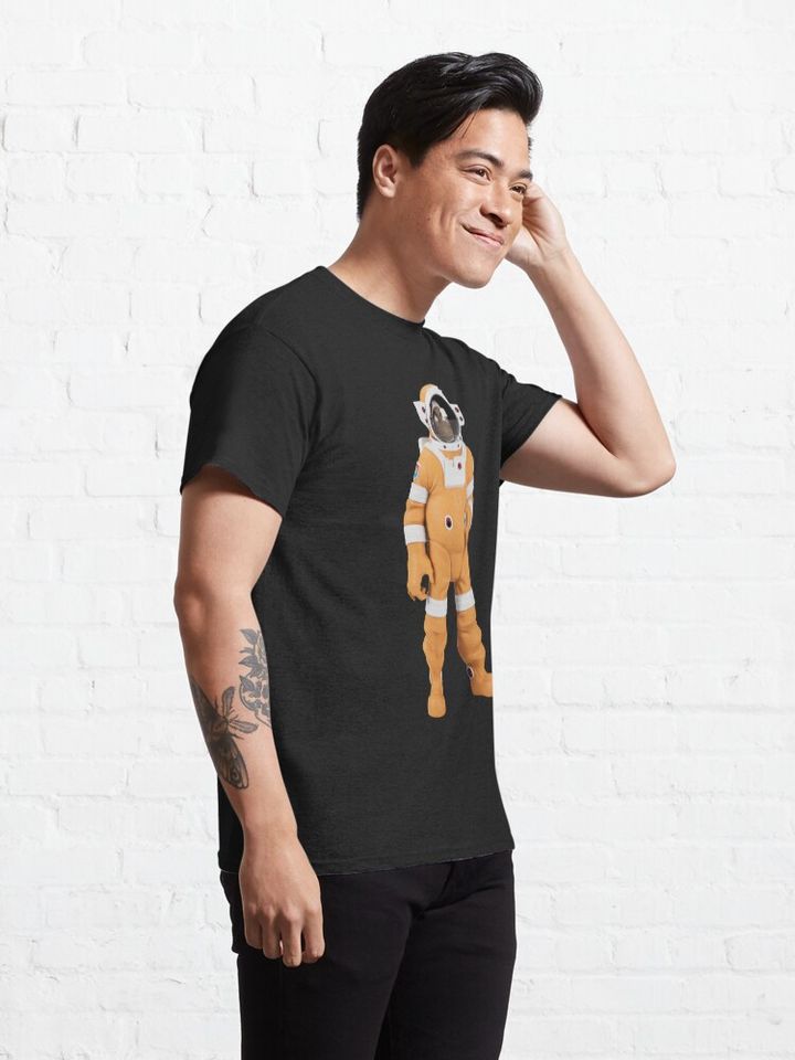 the astronaut orange Classic T-Shirt - Image 6