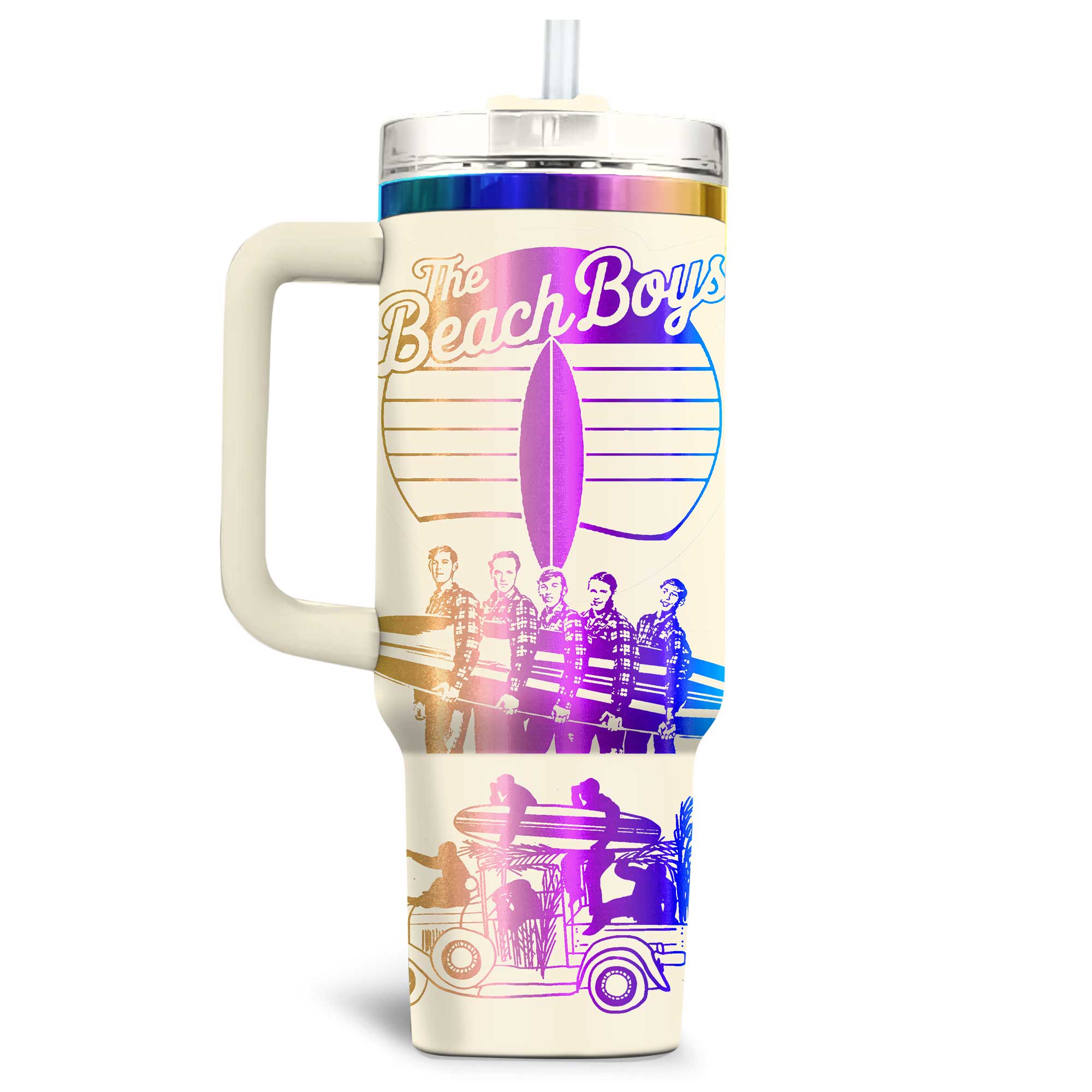 The Beach Boys Music Custom Stanley Cup 40 oz 30 oz Tumbler With HandleTVC230195 - Image 3