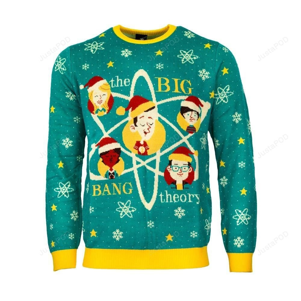 The Big Bang Theory Christmas Ugly Christmas Sweater Adult 3D Funny Matching for family