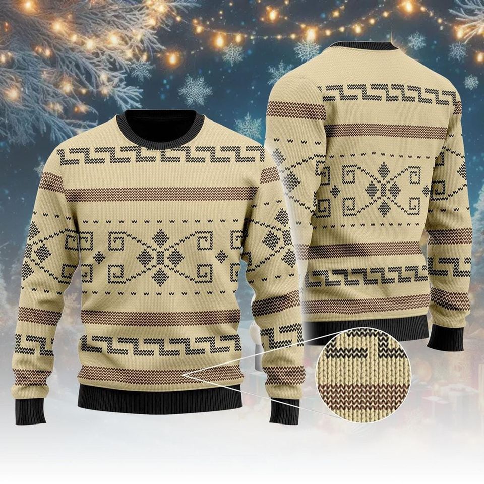 The Big Lebowski Ugly Sweater, The Big Lebowski The Dude Christmas Sweatshirt