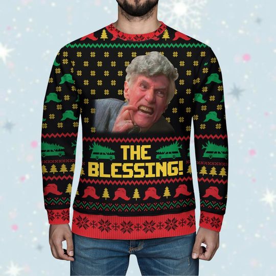 The Blessing Uncle Lewis Ugly Sweater, Uncle Lewis Shirt - Image 11