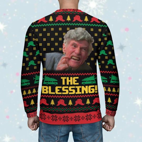 The Blessing Uncle Lewis Ugly Sweater, Uncle Lewis Shirt - Image 12