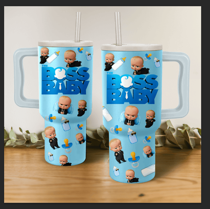 The Boss Baby Cartoon Custom Stanley Cup 40 oz 30 oz Tumbler With HandleTVC2301154 - Image 2