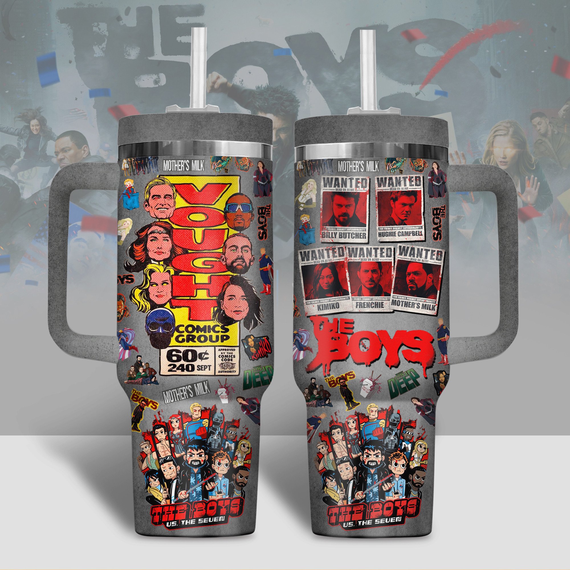 The Boys TV Series Custom Stanley Cup 40 oz 30 oz Tumbler With HandleTVC2301801