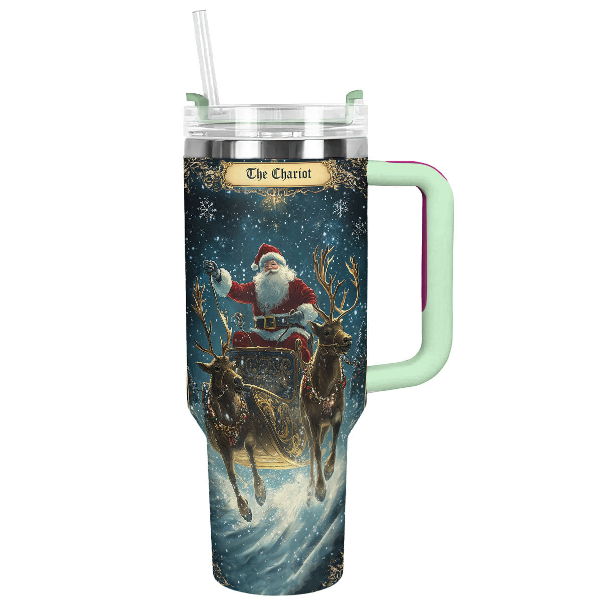 The Chariot Christmas Custom Stanley Cup 40 oz 30 oz Tumbler With HandleTVC2301501