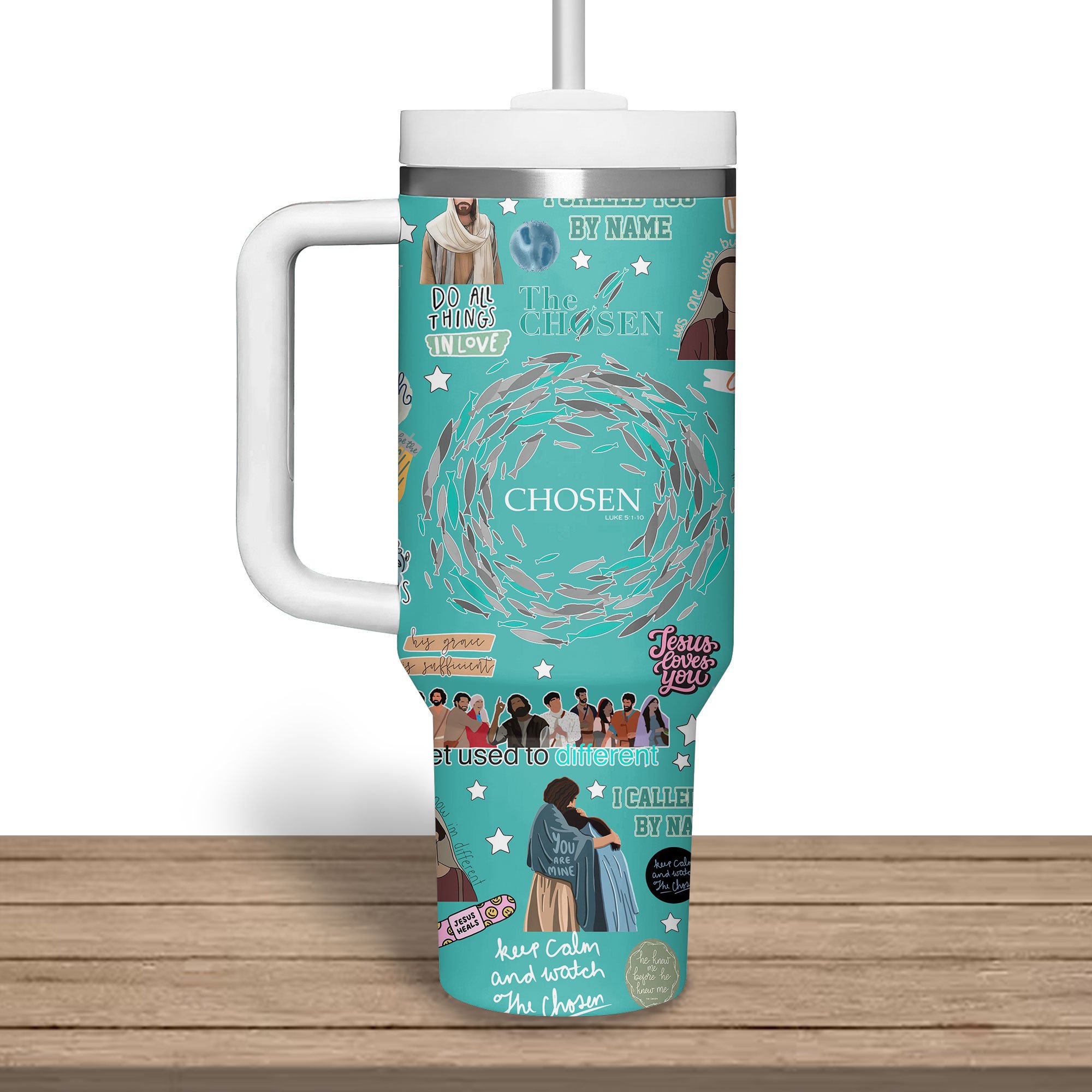 The Chosen TV Series Custom Stanley Cup 40 oz 30 oz Tumbler With HandleTVC2301279 - Image 3