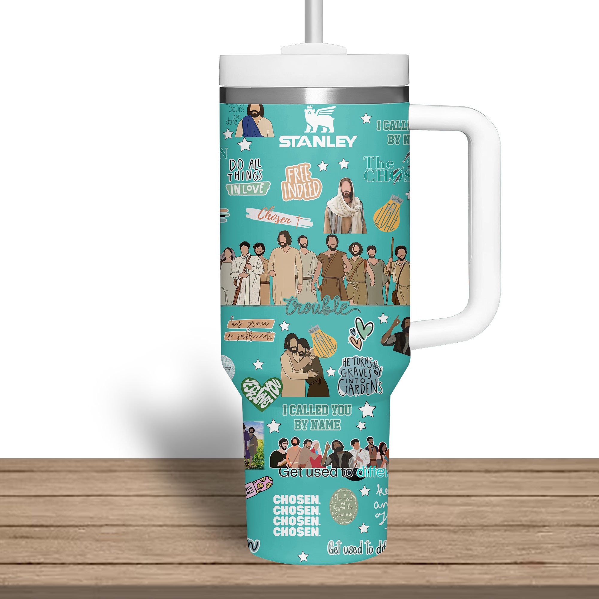 The Chosen TV Series Custom Stanley Cup 40 oz 30 oz Tumbler With HandleTVC2301279 - Image 4