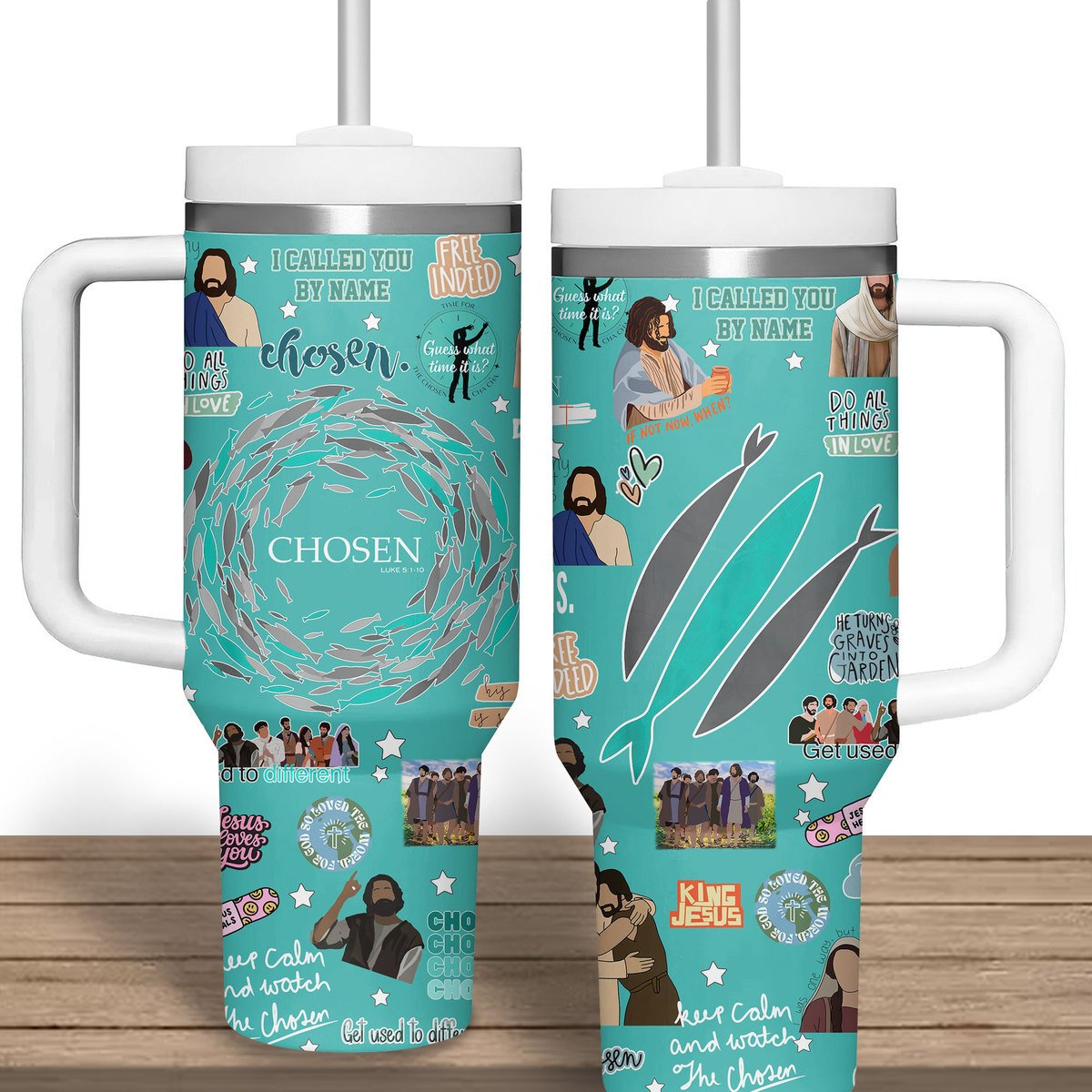 The Chosen TV Series Custom Stanley Cup 40 oz 30 oz Tumbler With HandleTVC2301738