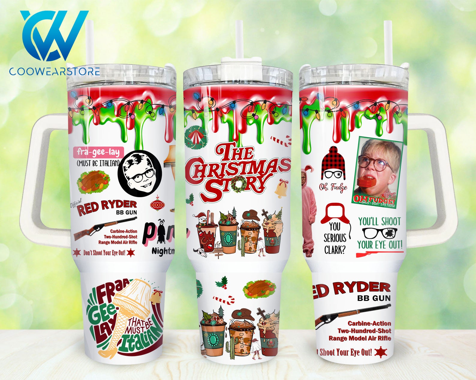 The Christmas Story Movies Custom Stanley Cup 40 oz 30 oz Tumbler With HandleTVC2301871