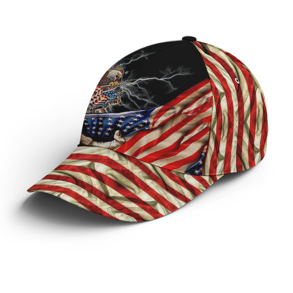 The Colors Don't Run Eagle America Flag Trucker Hats Custom Hats Gifts For Men & Women