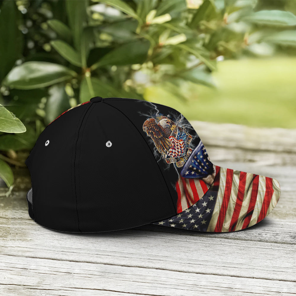The Colors Don't Run Eagle America Flag Trucker Hats Custom Hats Gifts For Men & Women