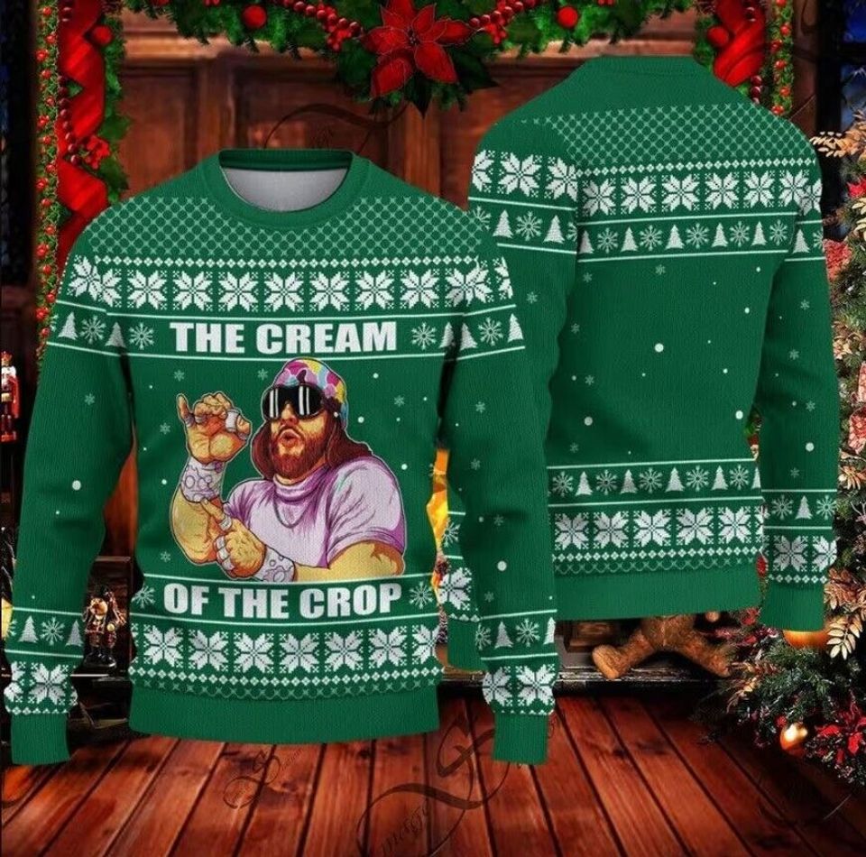 The Cream Of The Crop Christmas Ugly Sweater, Funny Ugly Christmas Sweater,