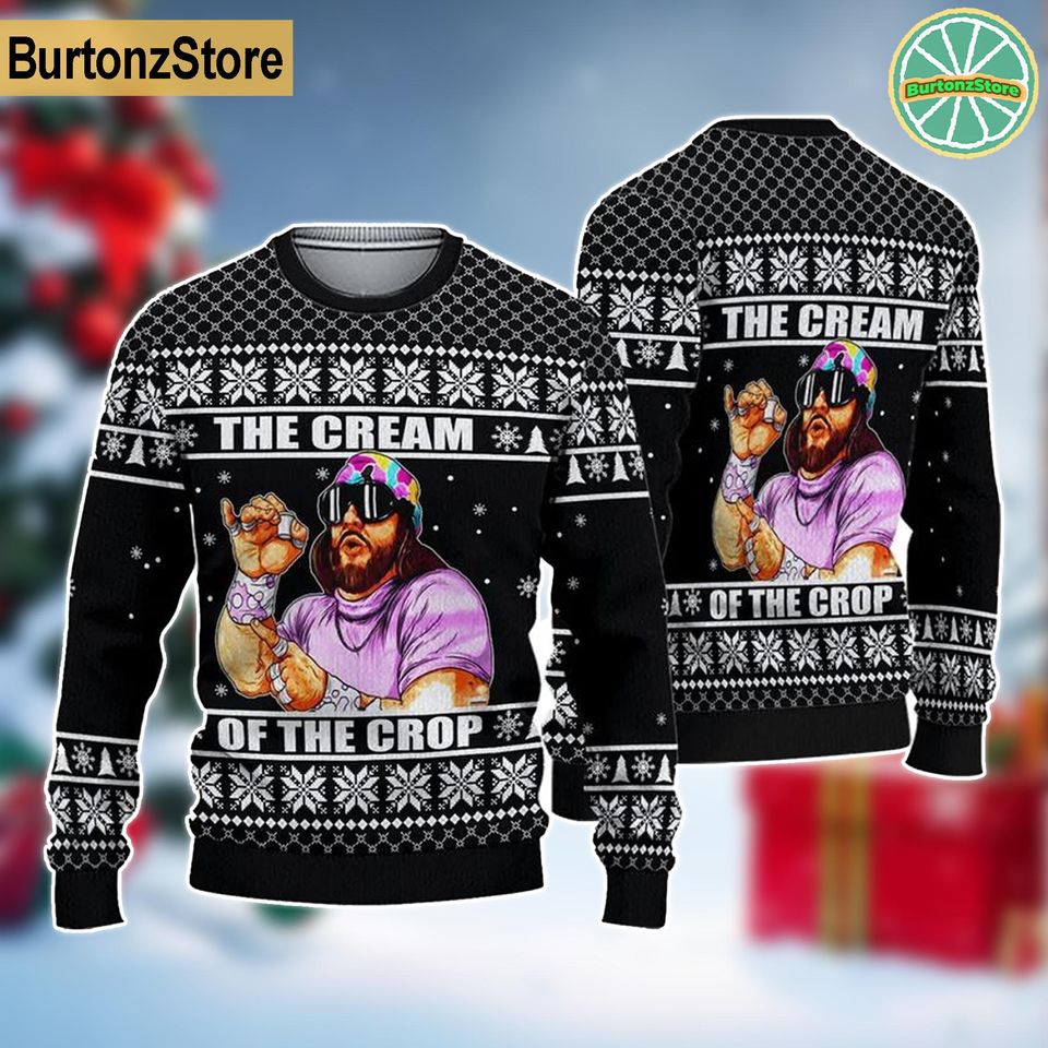 The Cream of the Crop Ugly Sweater,  Sick Puppies Ugly Christmas Sweater