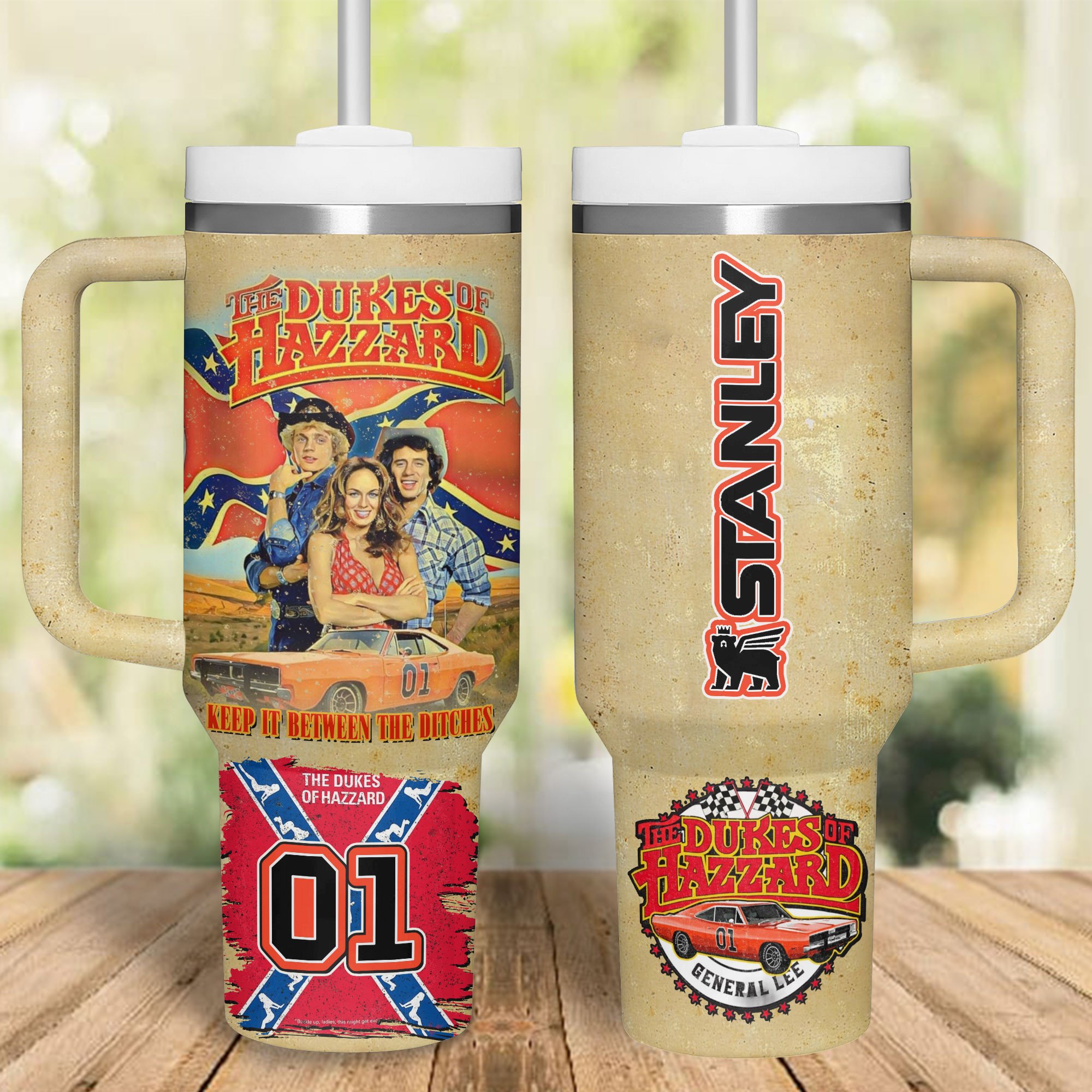 The Dukes of Hazzard Movies Custom Stanley Cup 40 oz 30 oz Tumbler With HandleTVC2301216