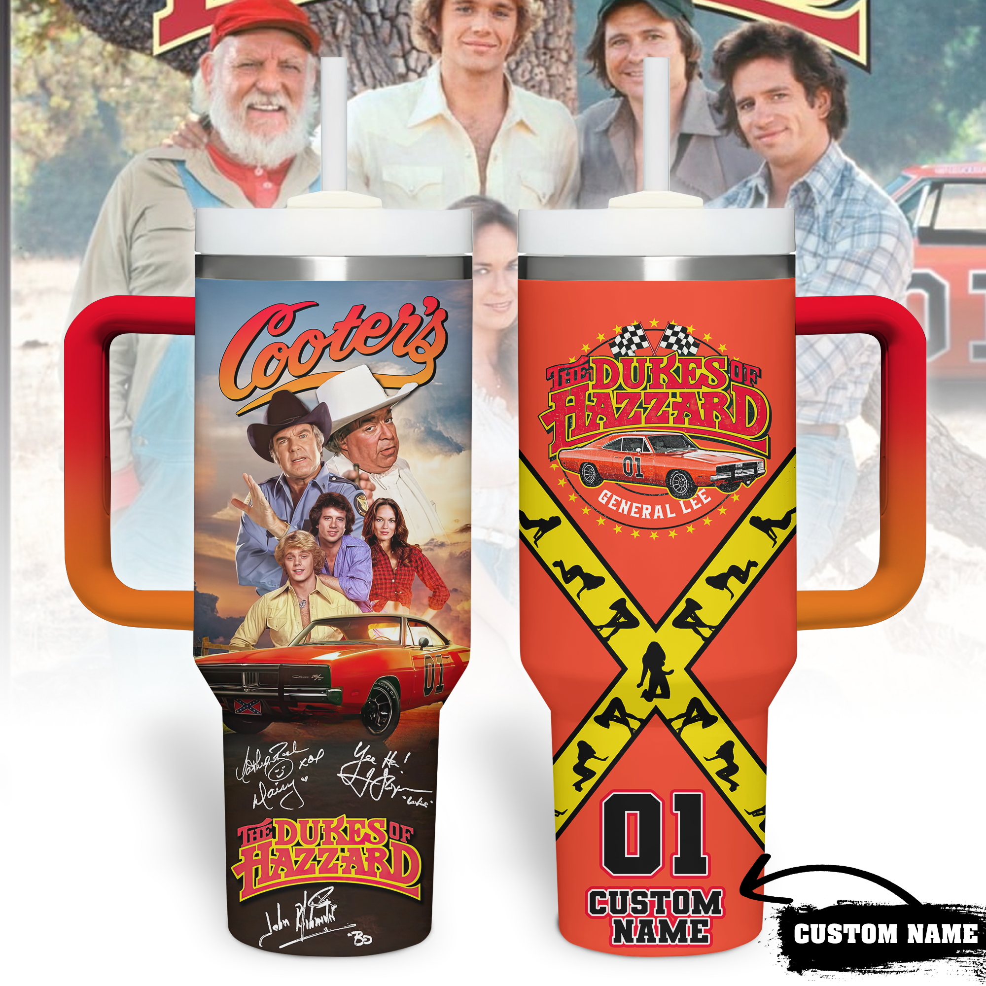 The Dukes of Hazzard Movies Custom Stanley Cup 40 oz 30 oz Tumbler With HandleTVC2301344