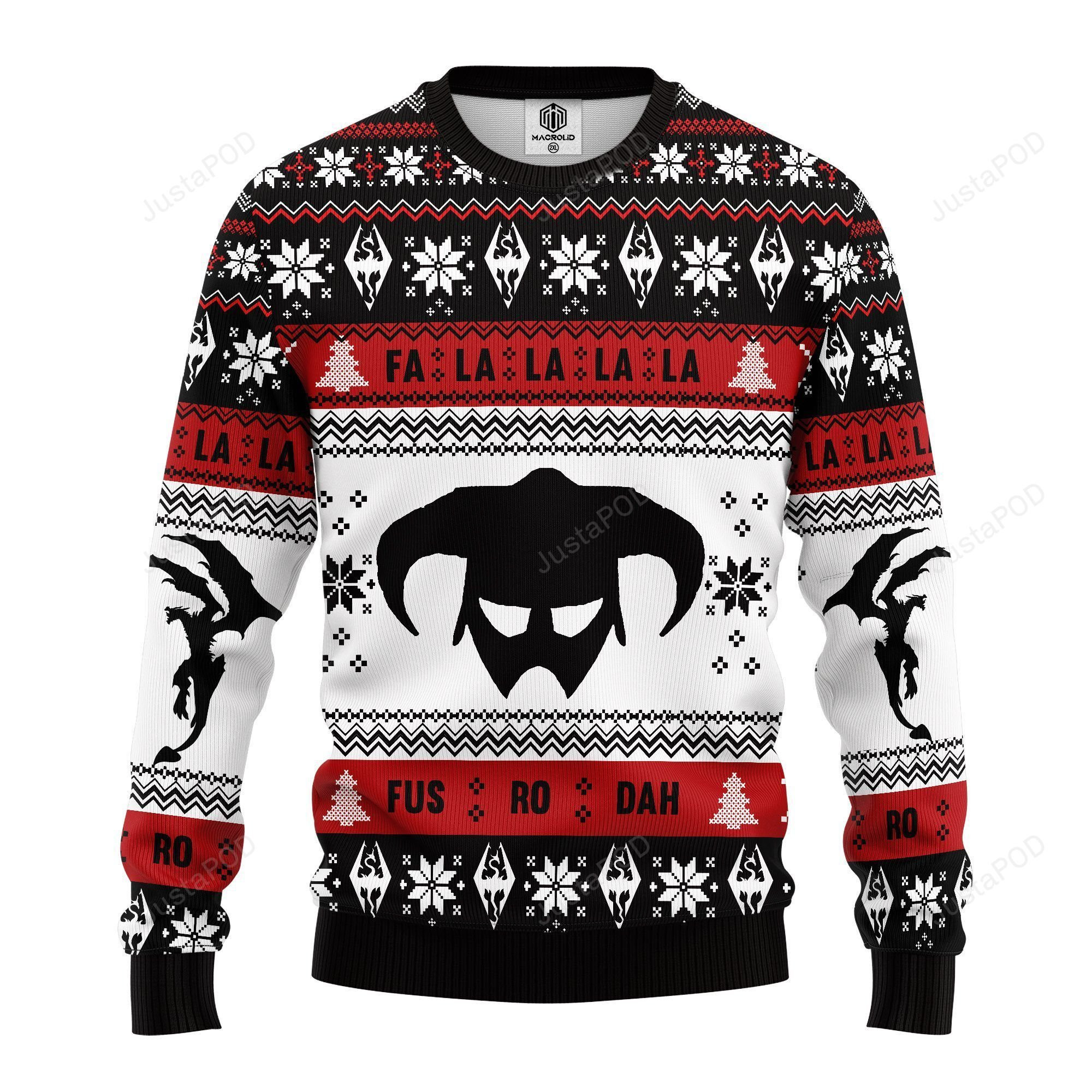 The Elder Scrolls Ugly Christmas Sweater Adult 3D Funny Matching for family