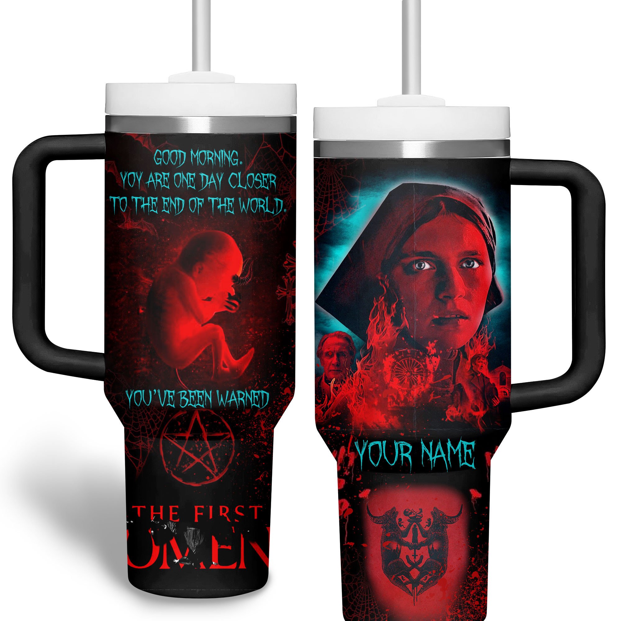 The First Omen Movies Custom Stanley Cup 40 oz 30 oz Tumbler With HandleTVC2301511