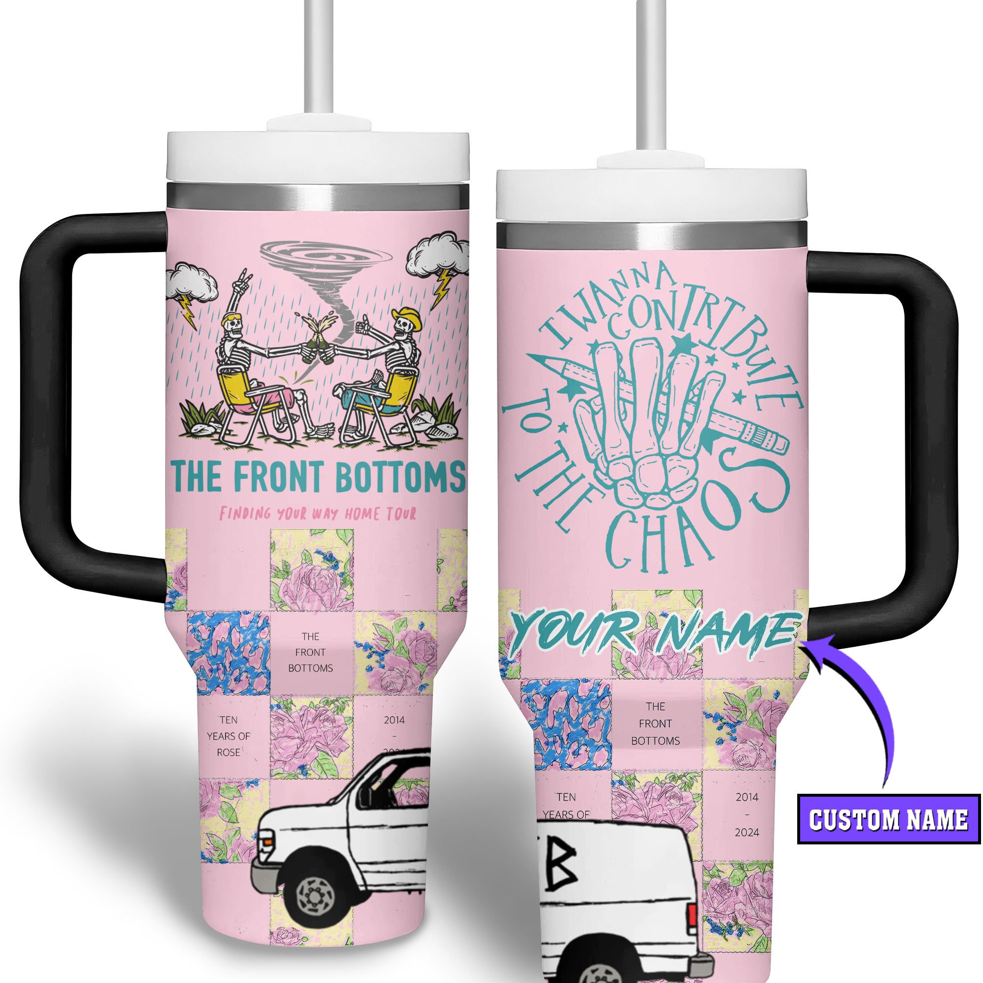 The Front Bottoms Music Custom Stanley Cup 40 oz 30 oz Tumbler With HandleTVC2301684