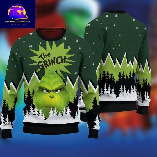 The funny character Christmas Ugly Sweater Xmas, funny character Ugly Sweater - Image 5