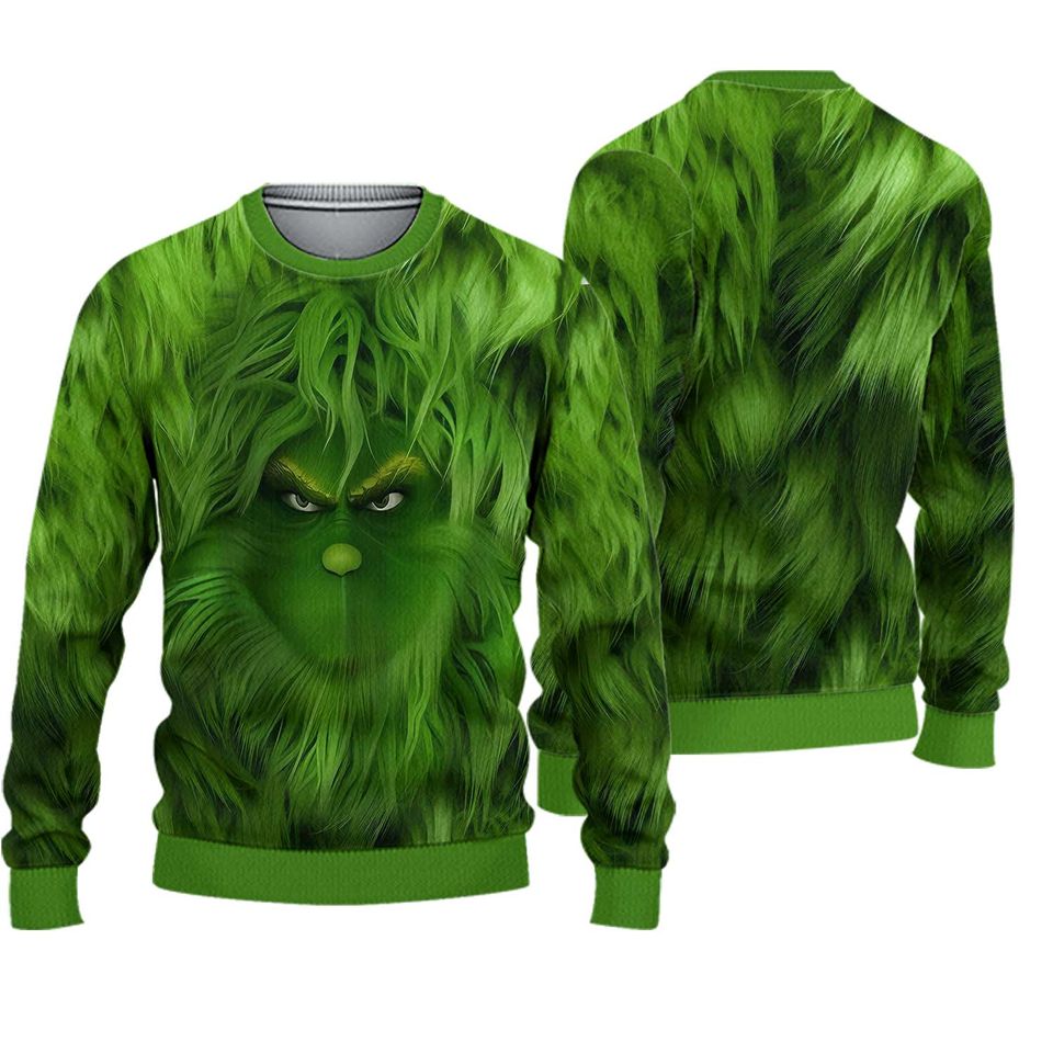 The funny character With A Sneaky Smile Christmas Ugly Sweater